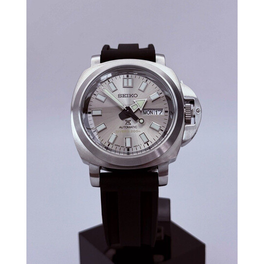 Custom Seiko Mod • Grey Day-Date 62Mas PAM • 40mm